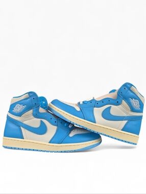 New Nike Air Jordan 1 Retro High OG Shoes UNC Reimagined DZ5485-402 Men's Size 9